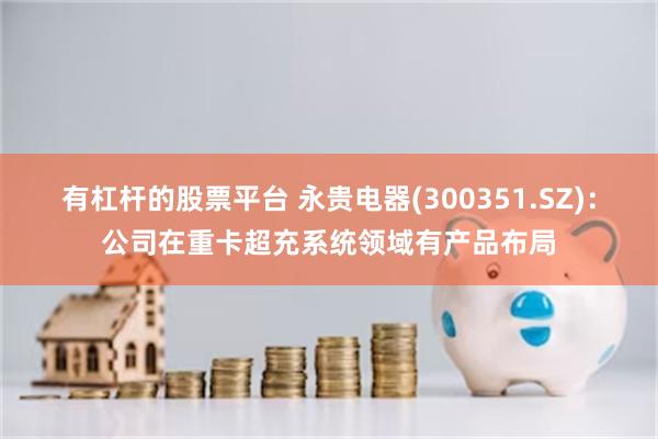 有杠杆的股票平台 永贵电器(300351.SZ)：公司在重卡超充系统领域有产品布局