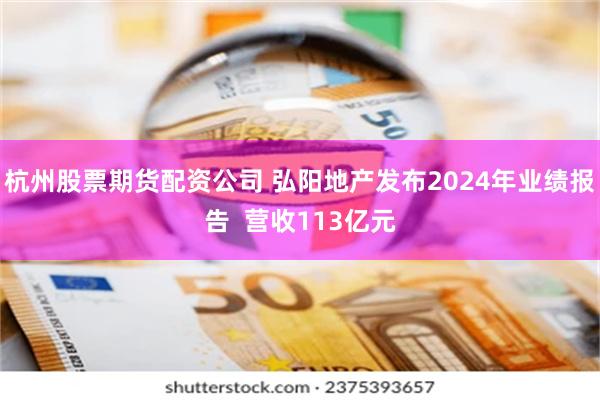 杭州股票期货配资公司 弘阳地产发布2024年业绩报告  营收113亿元