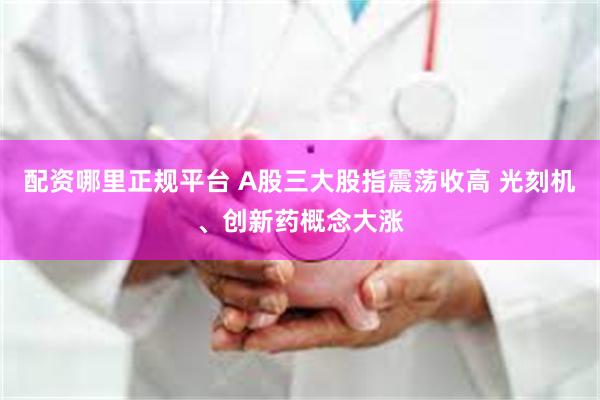 配资哪里正规平台 A股三大股指震荡收高 光刻机、创新药概念大涨