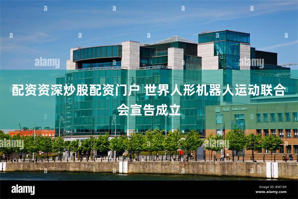 配资资深炒股配资门户 世界人形机器人运动联合会宣告成立
